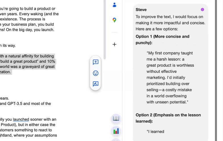 Cover Image for Use Ask Steve as Your AI Writing Assistant in Google Docs and Word 365